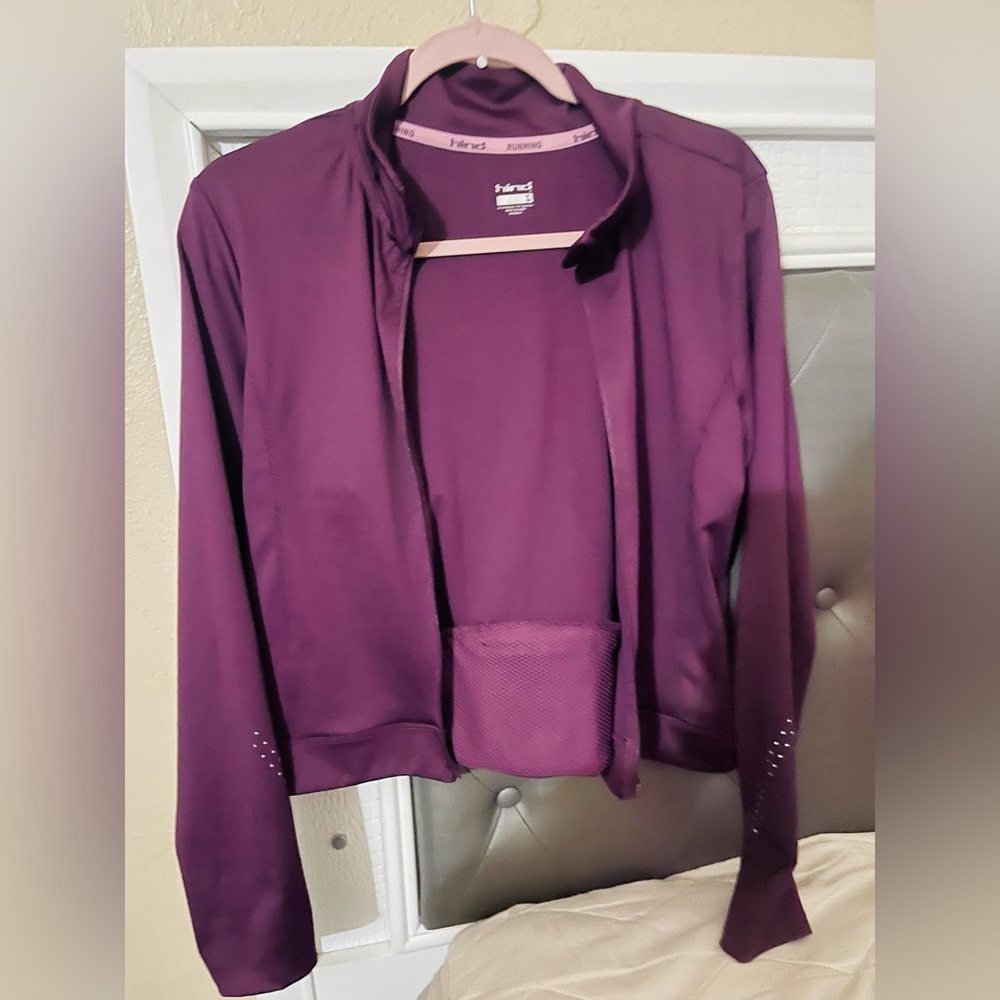 Hind Plum Lightweight Bomber Jacket